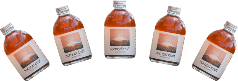 瓶詰めシロップのモチーフ写真